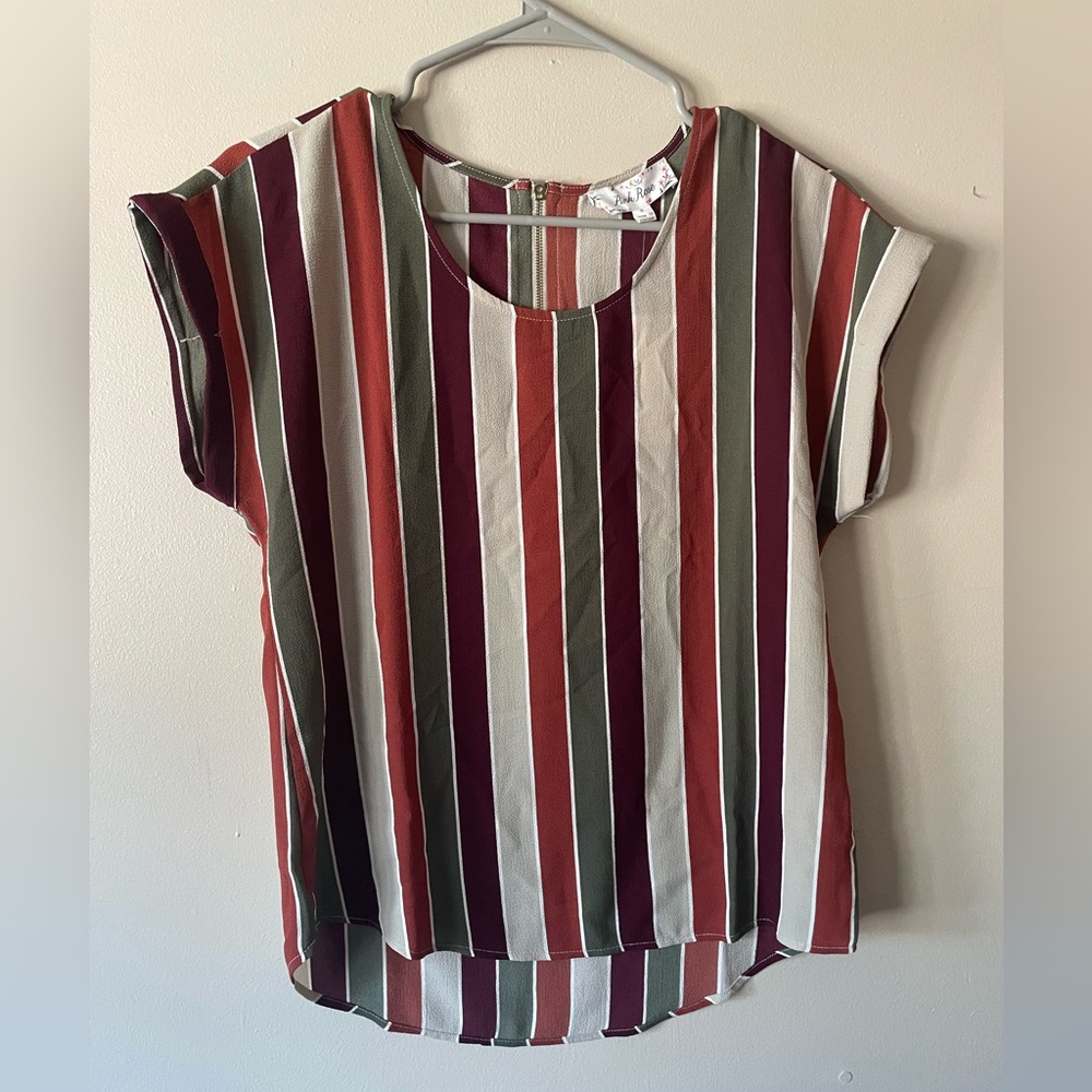 Pink rose multicolored Shirt